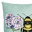 Providence Bee Flower Outdoor Throw Pillow, 18"
