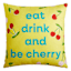 Oh Joy! Be Cherry Outdoor Throw Pillow, 18"
