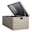 Glenco Storage Patio Coffee Table, Grey