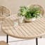 Paloma Patio Dining Table with Rustic Grey Top