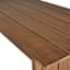 Oakes Driftwood Finish Acacia Wood Patio Coffee Table