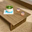 Oakes Driftwood Finish Acacia Wood Patio Coffee Table