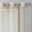 2-Pack Linen Textured Sheer Grommet Curtain Panels, 84"