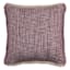 Providence Lavender Solid Woven with Fringe Outdoor Throw Pillow, 18"
