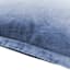 Providence Blue Cotton Velvet Throw Pillow, 14x36