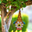 Metal Flower Birdhouse, 8"