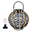 10In Rattan Solar Lantern