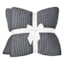 Honeybloom 2-Pack Dark Grey Washed Microfiber Pillows, 18"