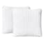 Honeybloom 2-Pack White Washed Microfiber Throw Pillows, 18"