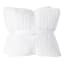 Honeybloom 2-Pack White Washed Microfiber Throw Pillows, 18"
