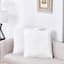 Honeybloom 2-Pack White Washed Microfiber Throw Pillows, 18"