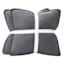 Honeybloom 2-Pack Dark Grey Washed Microfiber Throw Pillows, 24"