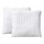Honeybloom 2-Pack White Washed Microfiber Pillows, 24"