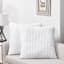 Honeybloom 2-Pack White Washed Microfiber Pillows, 24"