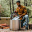 3-Piece Solo Stove with Stand & Cover