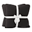 Crosby St. 2-Pack Black Washed Microfiber Throw Pillows, 18"