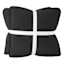 Crosby St. 2-Pack Black Washed Microfiber Throw Pillows, 18"