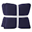Crosby St. 2-Pack Navy Blue Washed Microfiber Throw Pillows, 18"