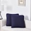 Crosby St. 2-Pack Navy Blue Washed Microfiber Throw Pillows, 18"