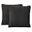 Crosby St. 2-Pack Black Blue Washed Microfiber Pillows, 24"