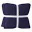 Crosby St. 2-Pack Navy Blue Washed Microfiber Throw Pillows, 24"