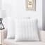 Providence 2-Pack White Embroidered Washed Microfiber Throw Pillows, 24"