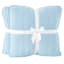 Providence 2-Pack Light Blue Embroidered Washed Microfiber Throw Pillows, 24"