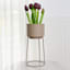 Taupe Planter Stand, Small