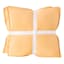 Honeybloom 2-Pack Yellow Washed Microfiber Throw Pillows, 18"