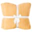 Honeybloom 2-Pack Yellow Washed Microfiber Throw Pillow, 24"
