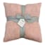2-Pack Pink Textured Chenille Throw Pillows, 18"