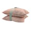 2-Pack Pink Textured Chenille Throw Pillows, 18"