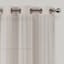 Hemstitch Linen Sheer Grommet Single Curtain Panel, 84"