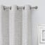 Ivory Textured Light Filtering Grommet Curtain Panel, 84"