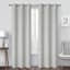 Green Oakdale Light Filtering Grommet Single Curtain Panel, 84"