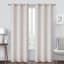 Oakdale Linen Light Filtering Grommet Single Curtain Panel, 84"