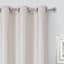 Oakdale Linen Light Filtering Grommet Single Curtain Panel, 84"