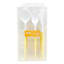 24-Count Yellow Cutlery Set