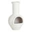 White Sunflower Outdoor Chimenea, 37"