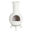 White Sunflower Outdoor Chimenea, 37"