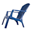 Commercial Grade Deluxe Adirondack Patio Chair, Waterloo Blue
