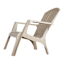 Commercial Grade Deluxe Adirondack Patio Chair, Sandstone