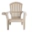 Commercial Grade Deluxe Adirondack Patio Chair, Sandstone
