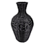 Black Rattan Vase, 16.5"