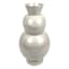 Glossy White Luster Bamboo Vase, 8.66x16.5