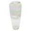 Green Striped Glass Vase, 16"