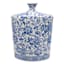 Blue Floral Ceramic Vase, 13.8"