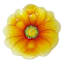 Sunflower Glass Birdbath, 18x23