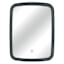 Black Table Mirror with 3 LED Light Options