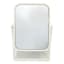 White Square 1X/3X Table Mirror